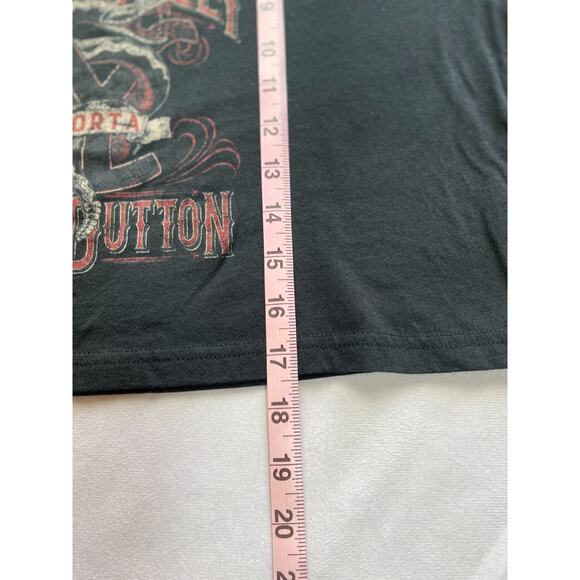 Wrangler Yellowstone Beth Dutton Crop Top Black Size M - Picture 8 of 8